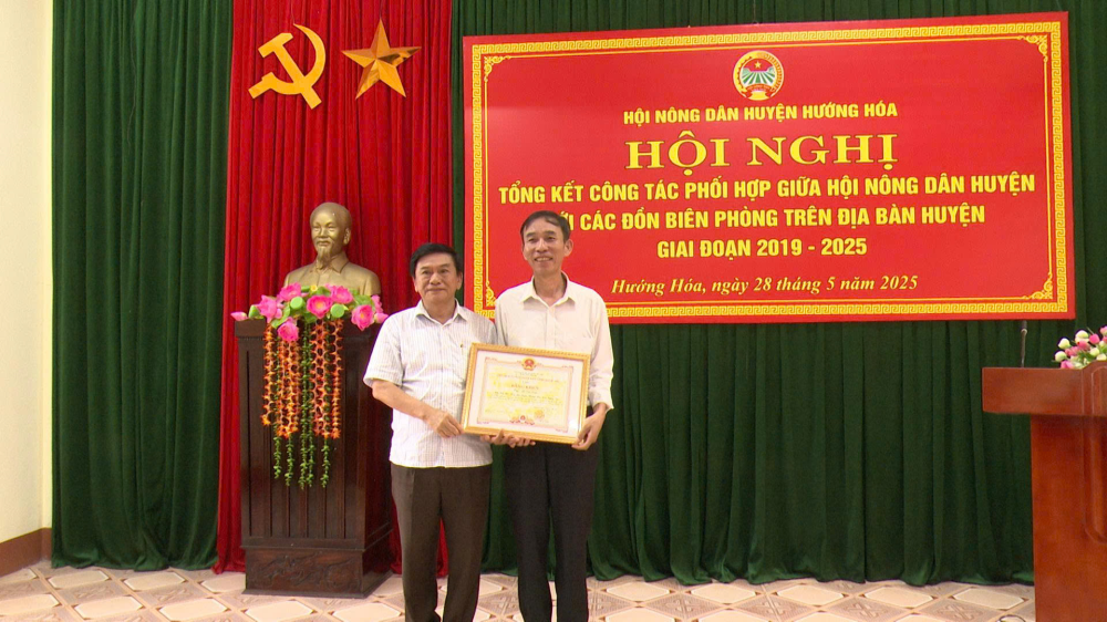 Tổng kết công tác phối hợp giữa Hội Nông dân huyện với các đồn Biên phòng trên địa bàn huyện giai đoạn 2019 - 2025